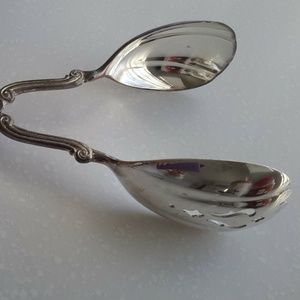 Silverplated Salad Tongs Gotham Heritage Made in Italy